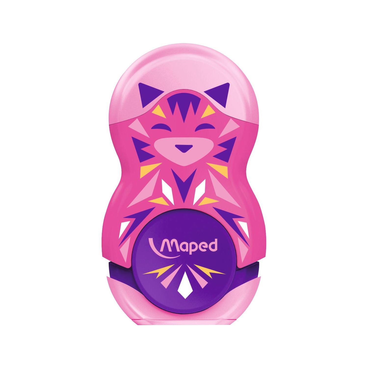 Maped Mini Cute Loopy Silgili Kalemtıraş Pembe