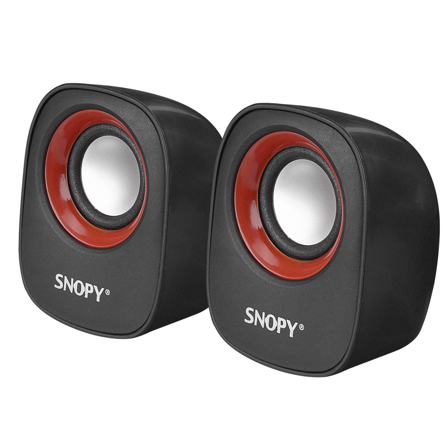 Snopy SN-120 2.0 Black Red USB Speaker