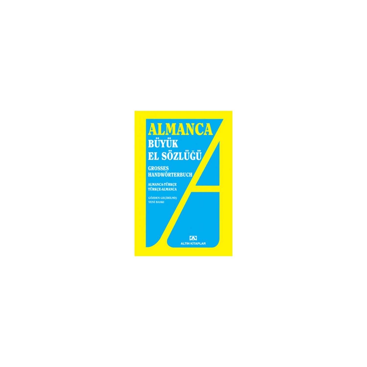 Altın Kitaplar Yayınevi Large German Dictionary 9789752114258