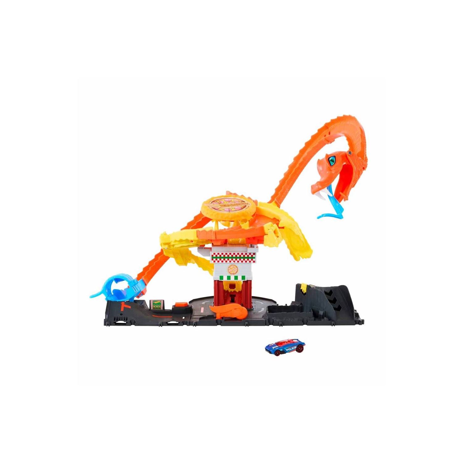 Hot Wheels Pizza Dükkanında Kobra Saldırısı Oyun Seti