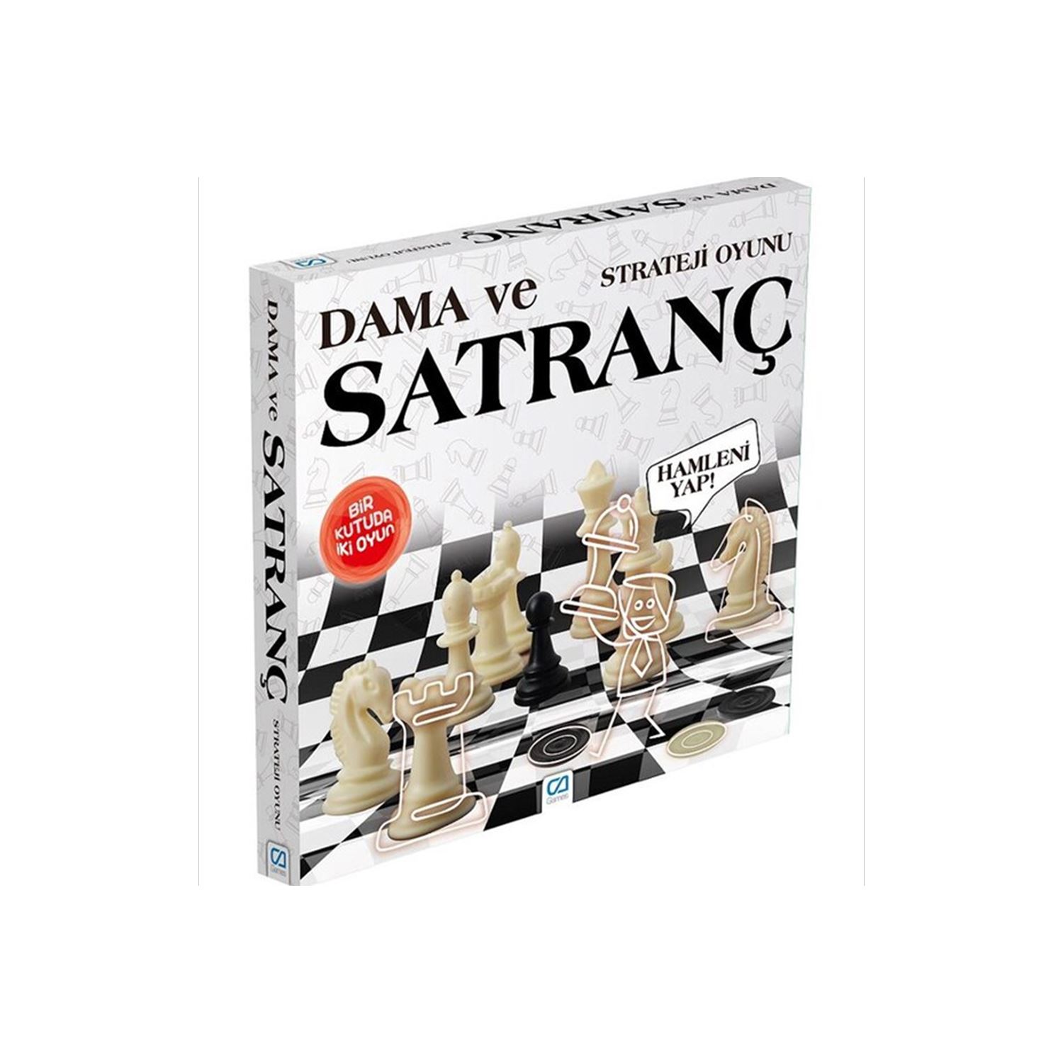 Ca Games Dama Ve Satranç Kutulu Oyun