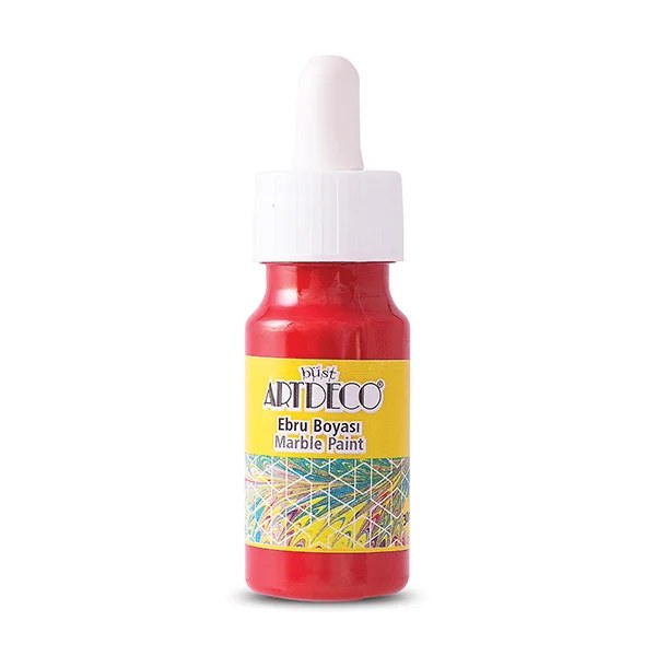 Artdeco Red Ebru Marble Paint 30 ml