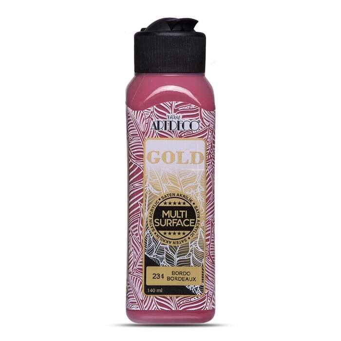 Artdeco Gold Multi-Surface Akrilik Boya 140 ml Bordo