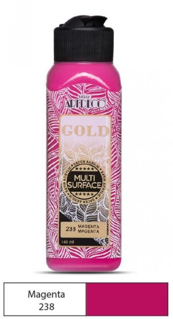 Artdeco Gold Multi-Surface акриловая краска 140 мл Magenta