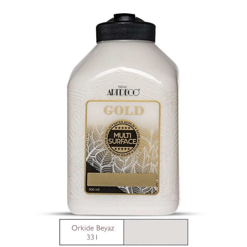 Artdeco Gold Multi-Surface Acrylic Paint 140 ml Orchid White