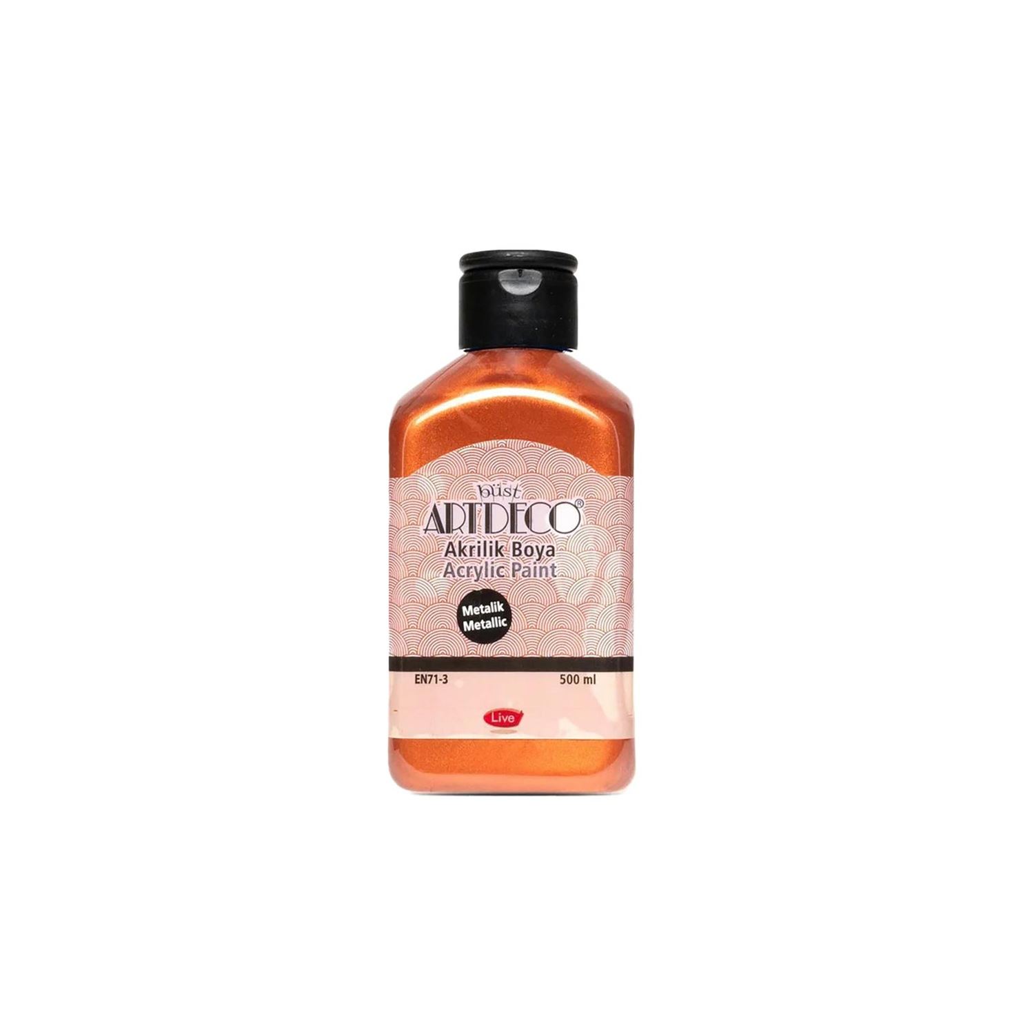 Artdeco Metallic Acrylic Paint 500 ml Gold