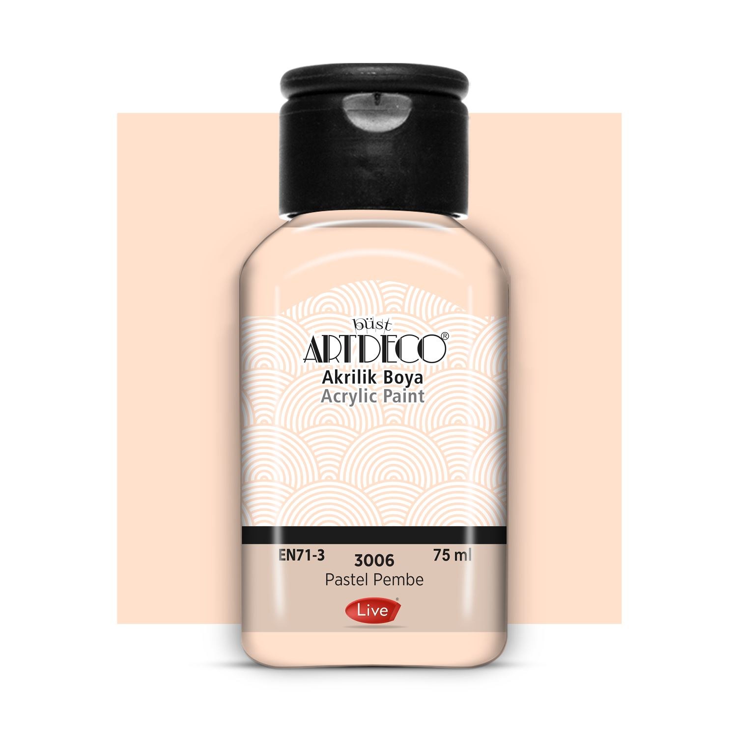 Artdeco Classic Acrylic Paint 75 ml Pastel Pink