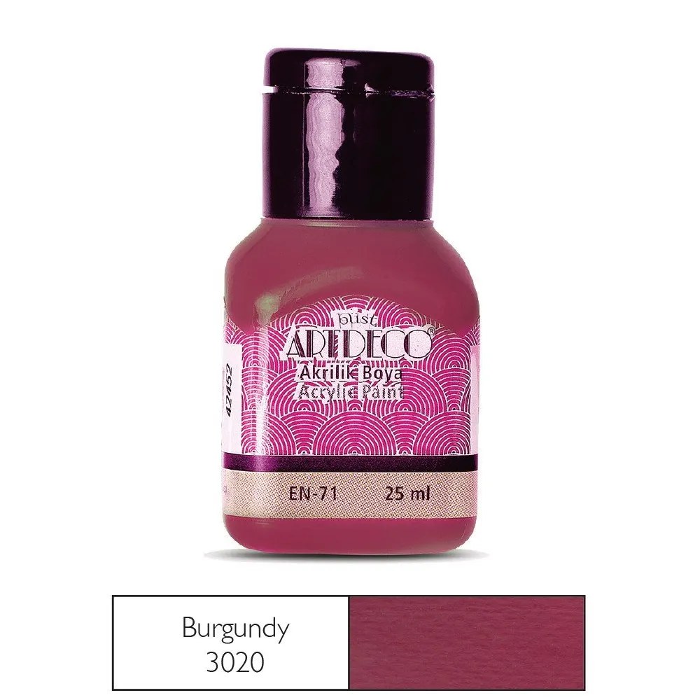 Artdeco Classic Acrylic Paint 75 ml Burgundy