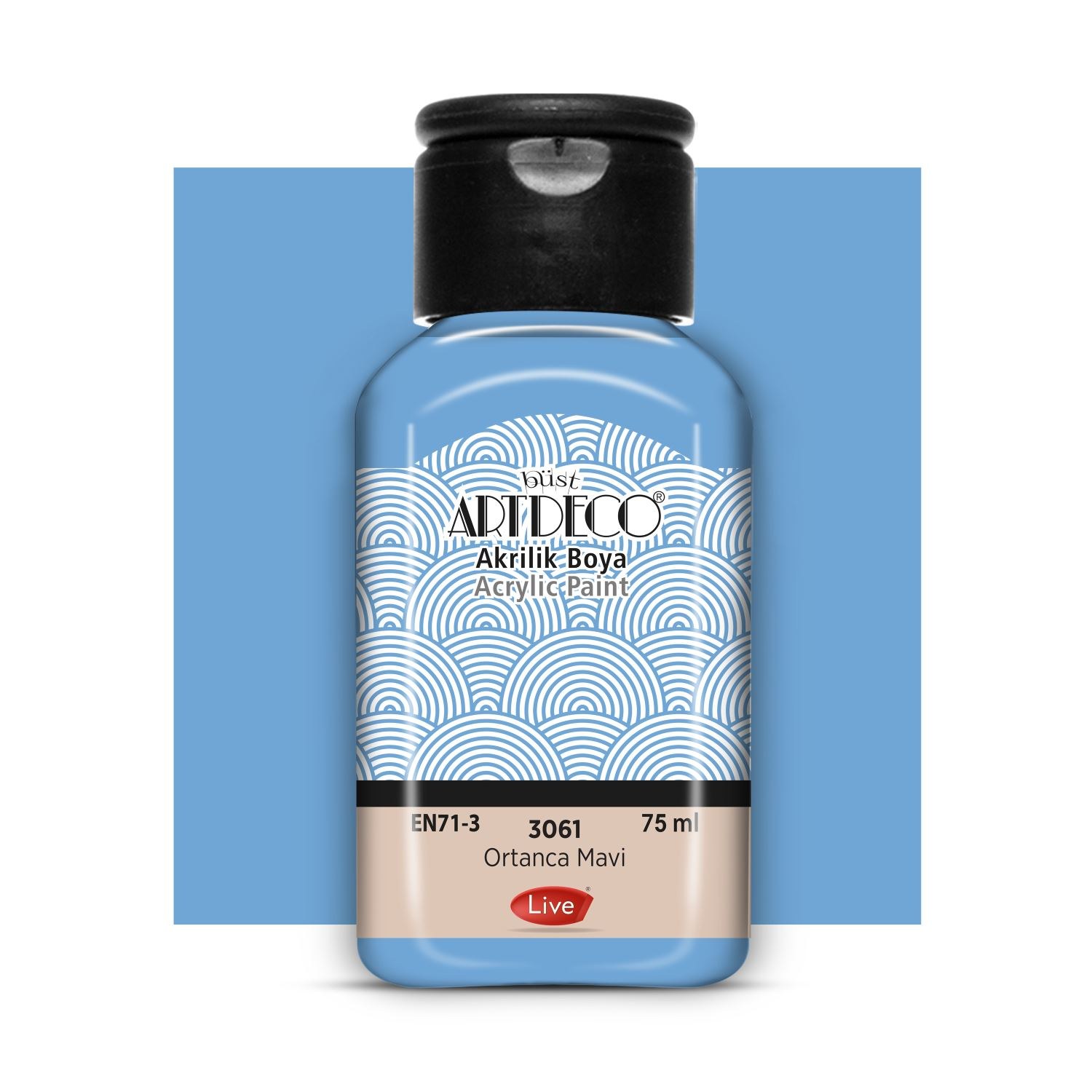 Artdeco Classic Acrylic Paint 75 ml Hydrangea Blue