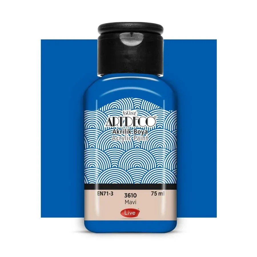 Artdeco Klasik Akrilik Boya 75 ml Mavi