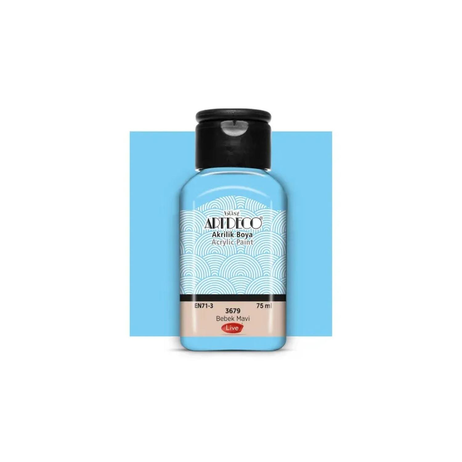 Artdeco Classic Acrylic Paint 75 ml Baby Blue