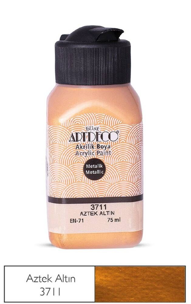 Artdeco Metallic Acrylic Paint 75 ml Aztec Gold