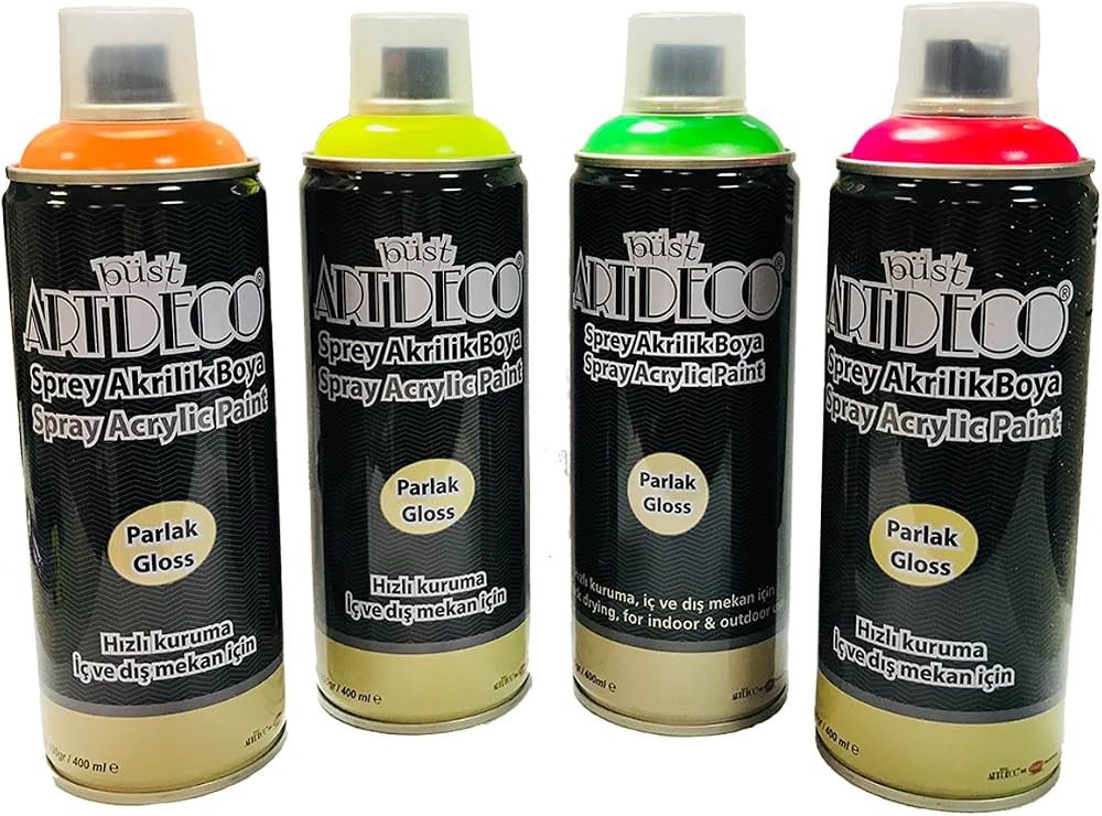 Artdeco Acrylic Spray Paint 400 ml Yellow