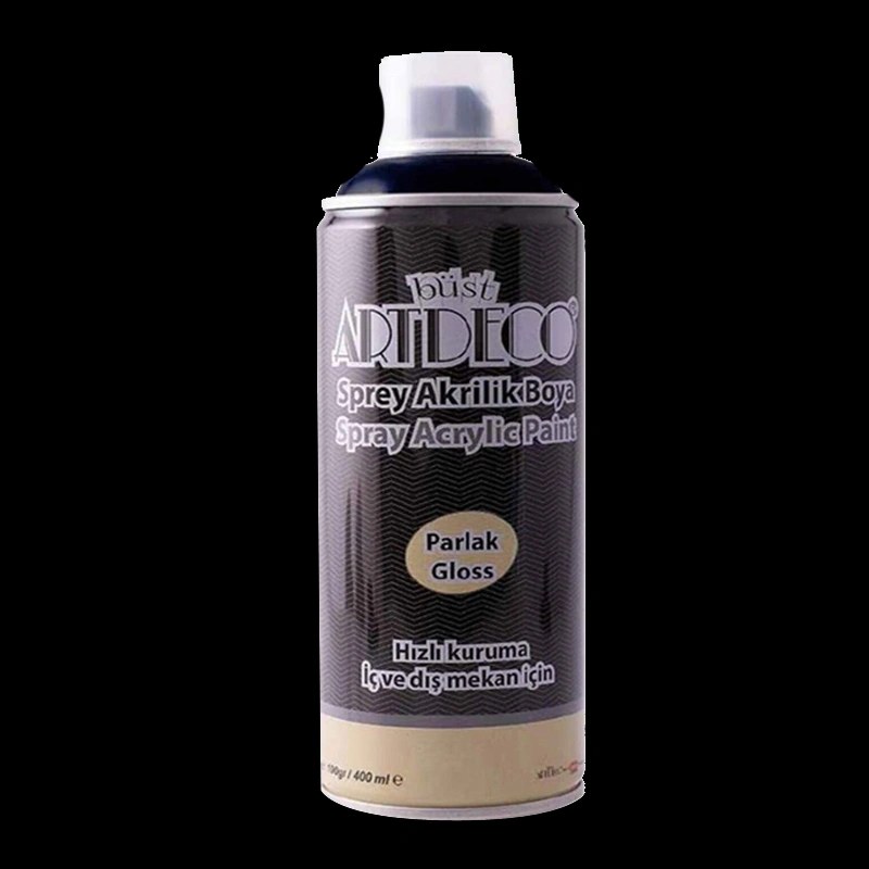 Artdeco Akrilik Sprey Boya 400 ml Siyah