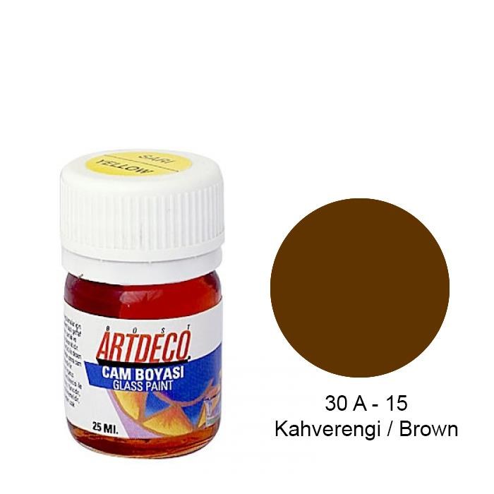 Artdeco Cam Boyası 25 ml Kahverengi