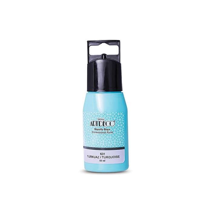 Artdeco Boyutlu Boya 60 ml Turkuaz
