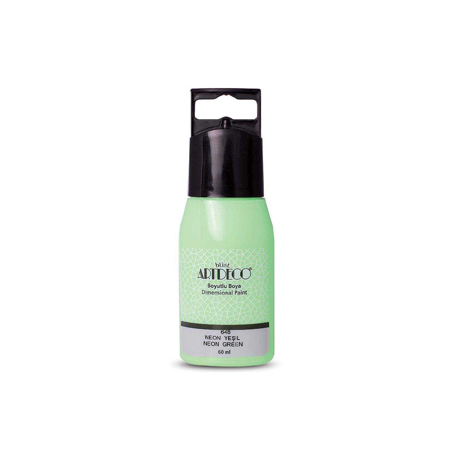 Artdeco Neon Boyutlu Boya 60 ml Neon Yeşil