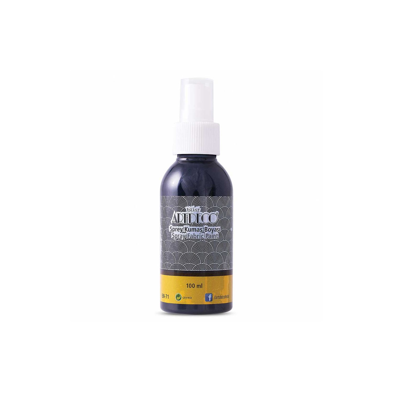 Artdeco Sprey Kumaş Boyası 100 ml Siyah