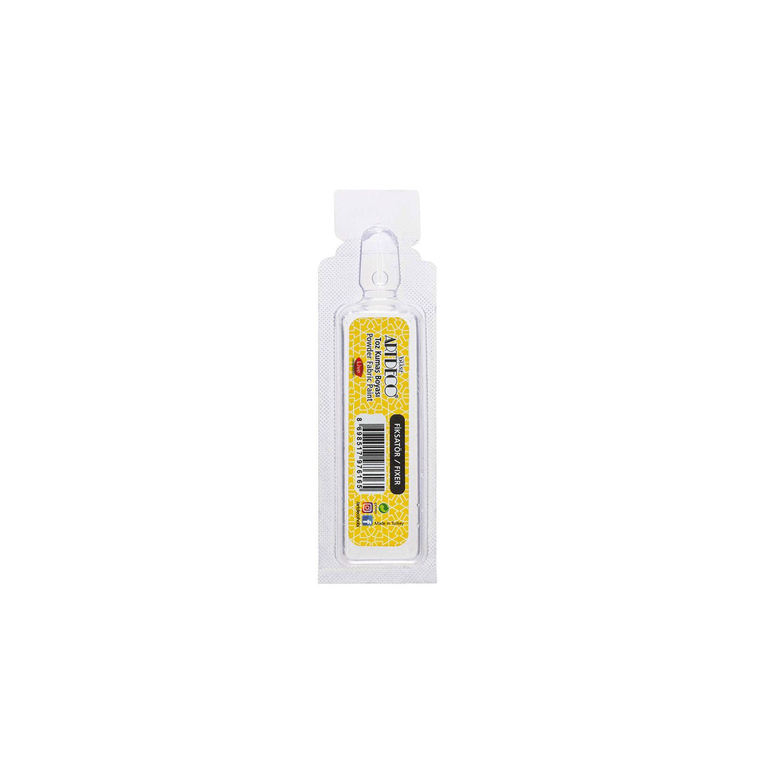 Artdeco LV-Y-010T-1100 Powder Fabric Paint Fixative