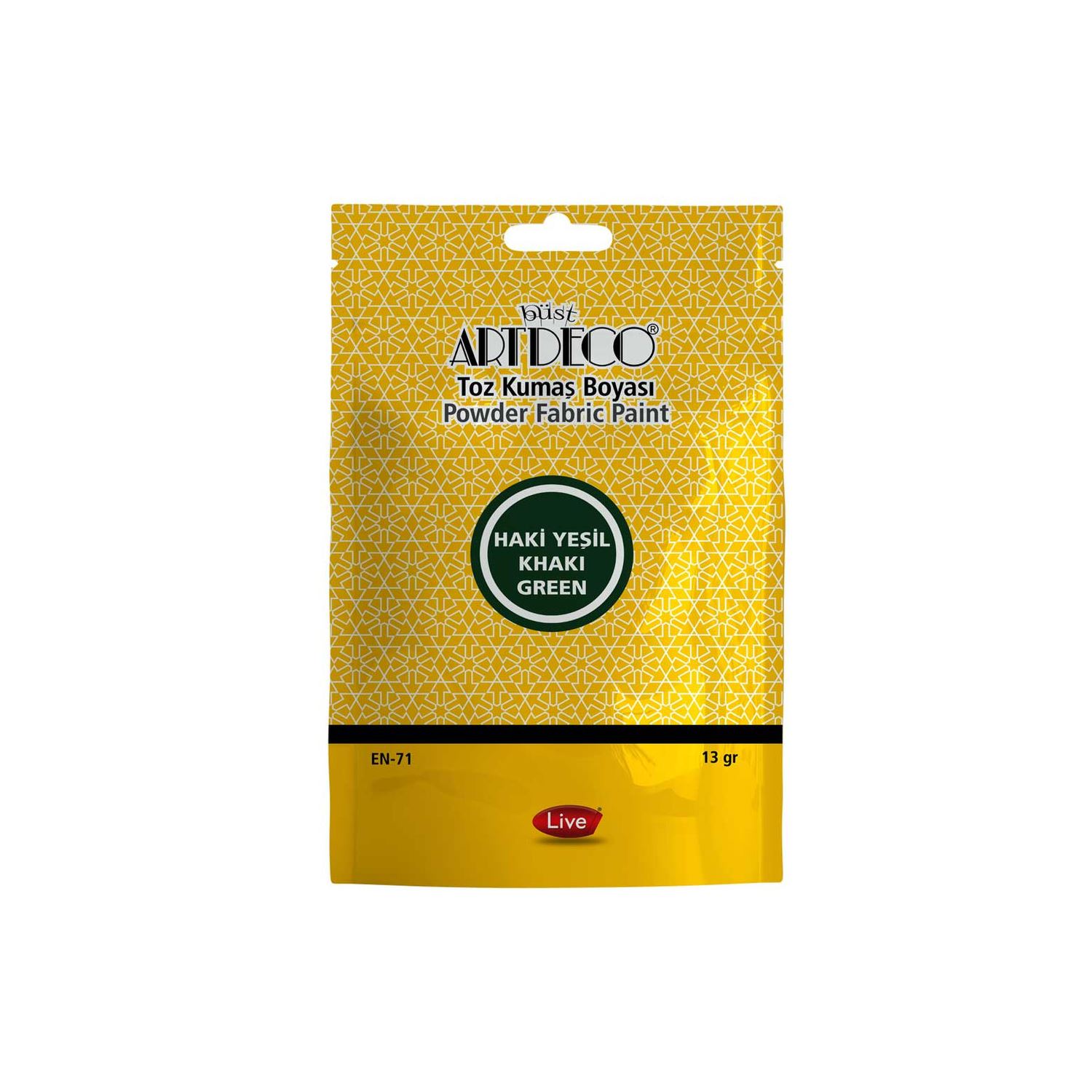 Artdeco Powder Fabric Paint 13 g Brown
