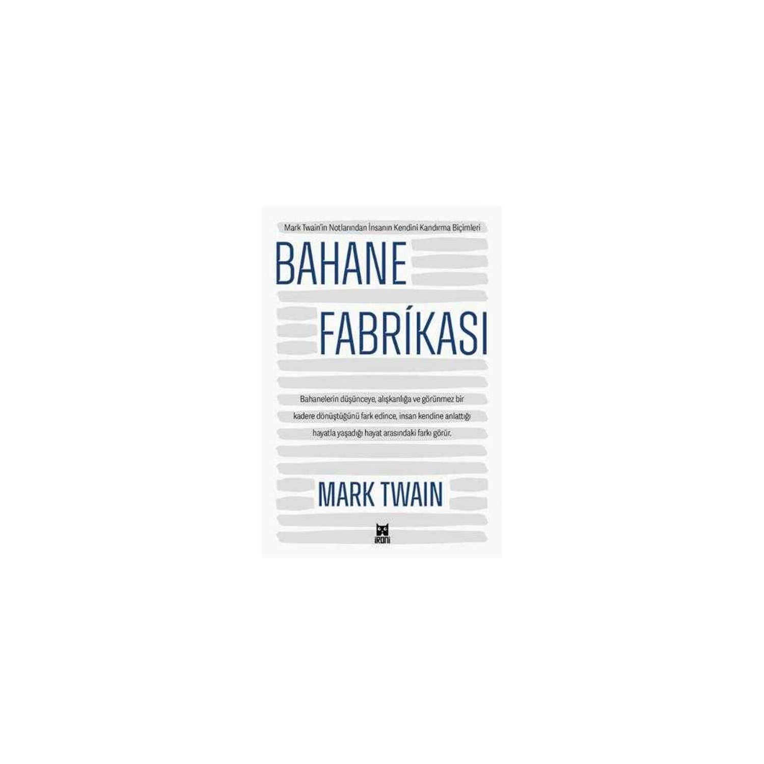 İroni Kitap Bahane Fabrikası
