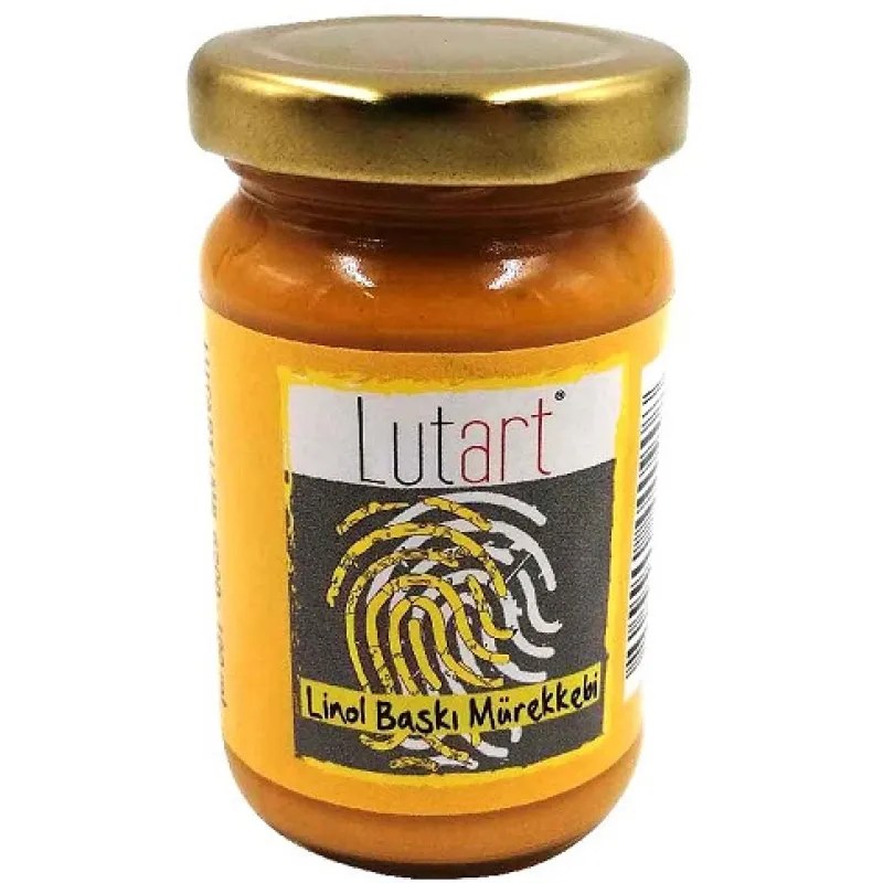 Lutart LMB-6200-100-SAR Yellow Linocut Printing Ink 100 ml