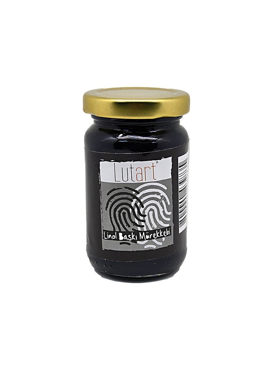 Lutart Black Linocut Printing Ink 100 ml