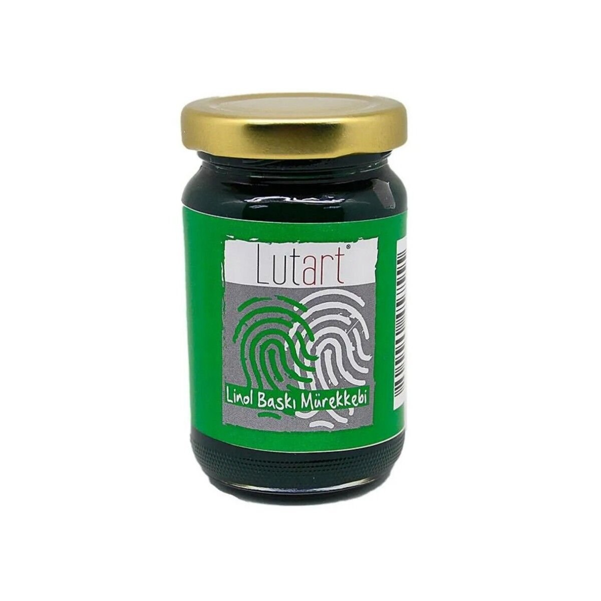 Lutart Green Linocut Printing Ink 100 ml