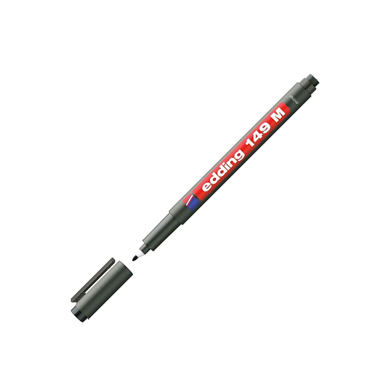 Edding Asetat Kalemi Silgili Siyah E-149M