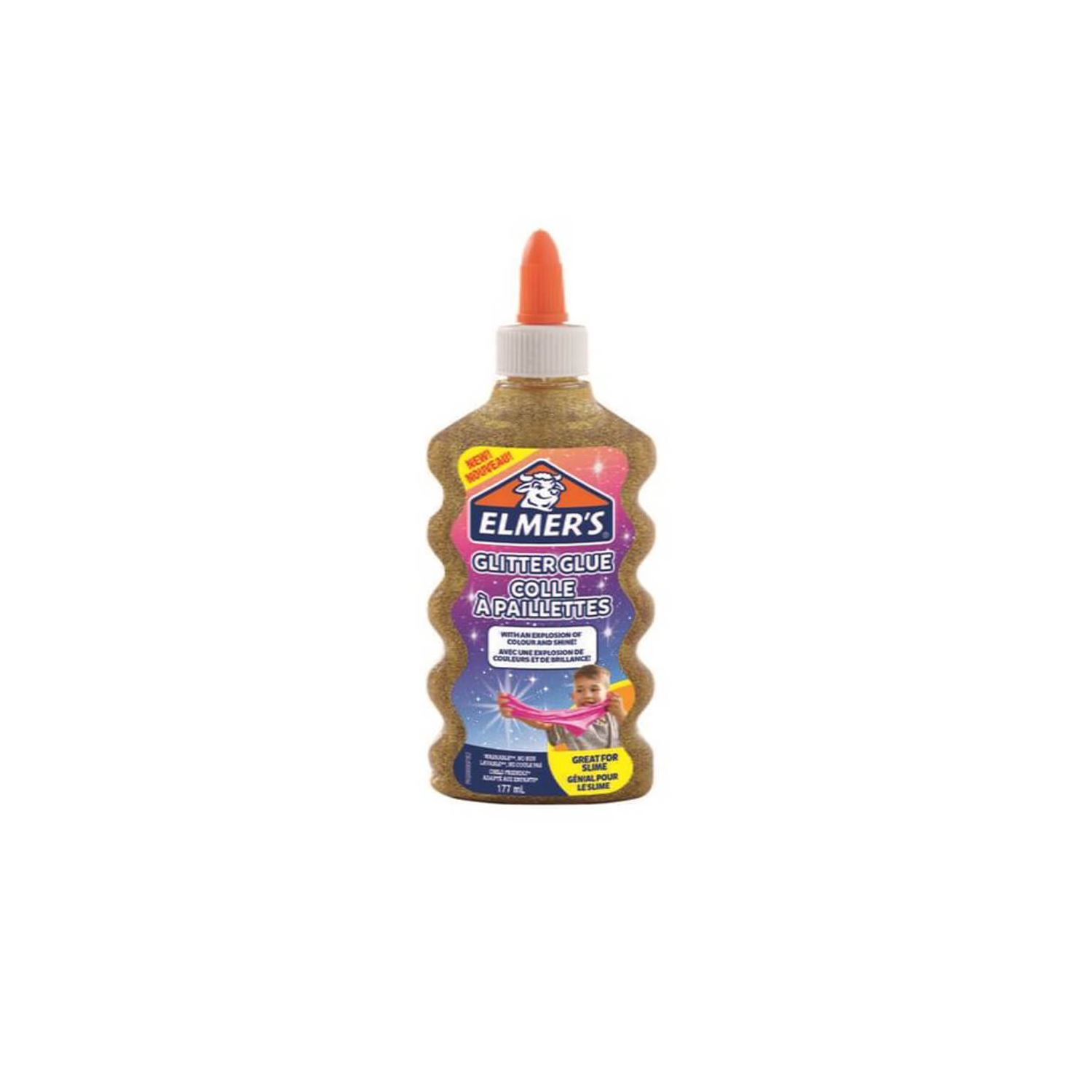 Elmer’s Золотой клей с блёстками 177 мл 2077251