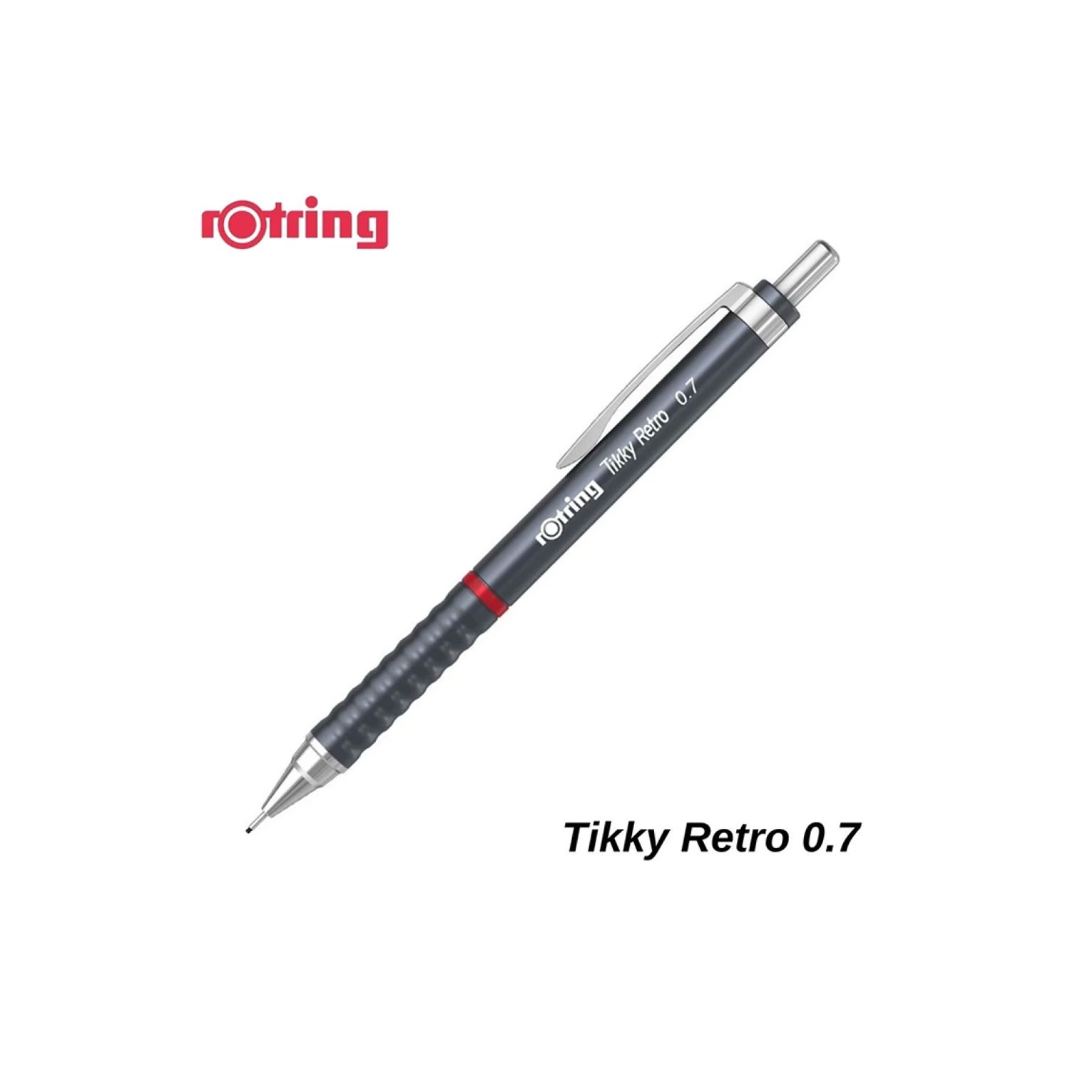 Rotring Tikky Retro Metallic Grey 0.7 mm Mechanical Pencil