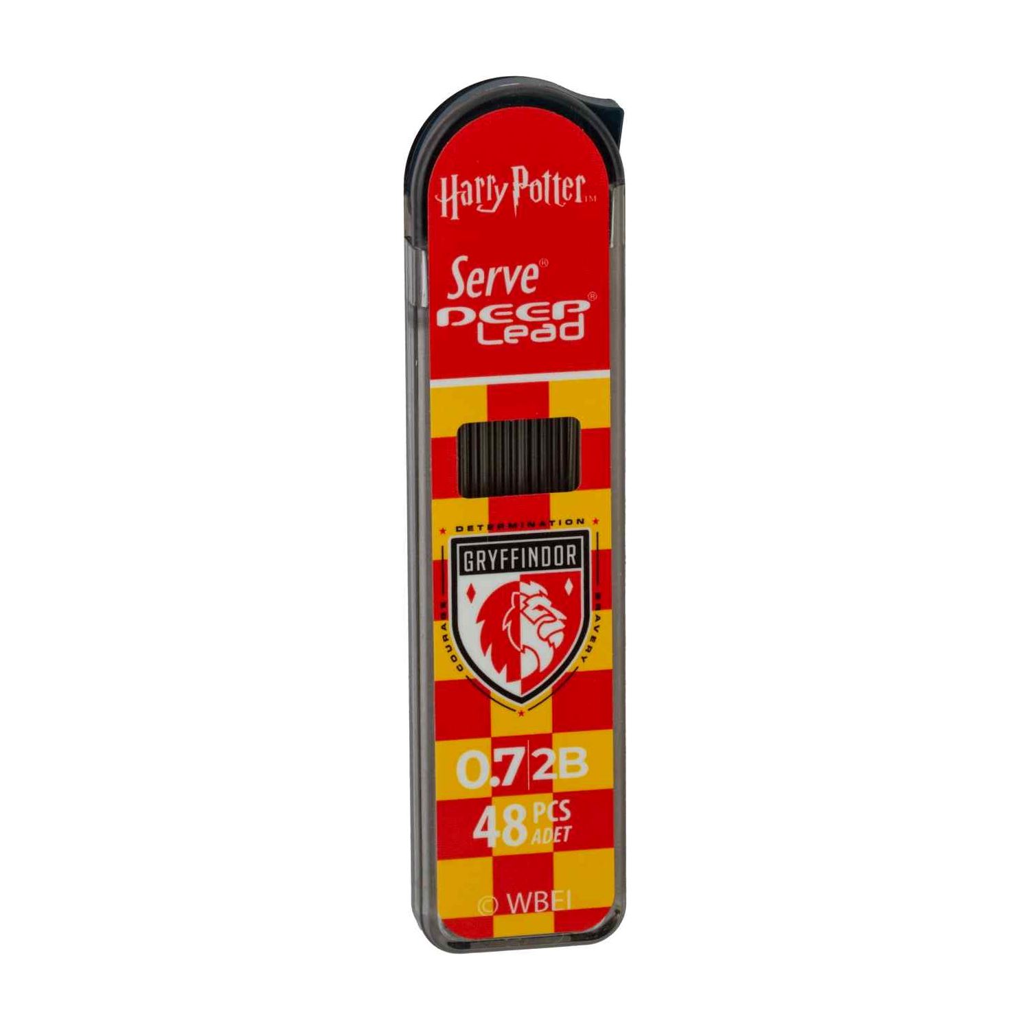 Serve Deep 0.7 mm 2B Mechanical Pencil Lead, Harry Potter Gryffindor Checkered