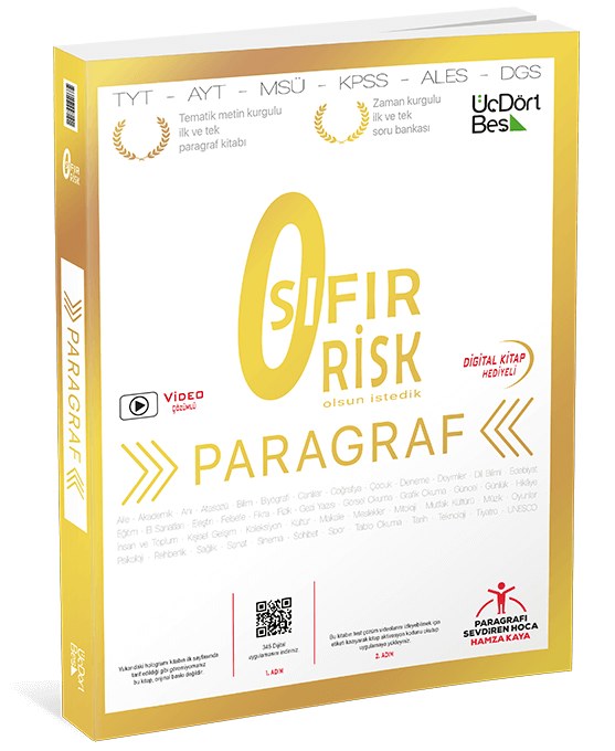 Sıfır Risk Olsun İstedik Paragraf