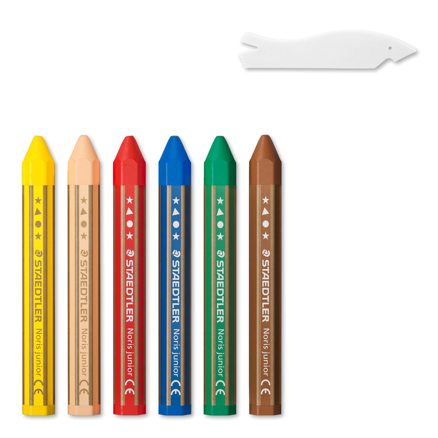 Staedtler Noris® junior 224 Crayons, 6 Colours