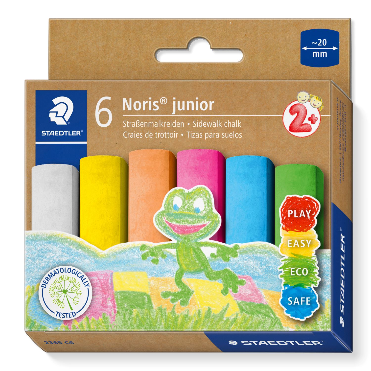 Staedtler Noris® junior 2365 – Tebeşir 6 Renk