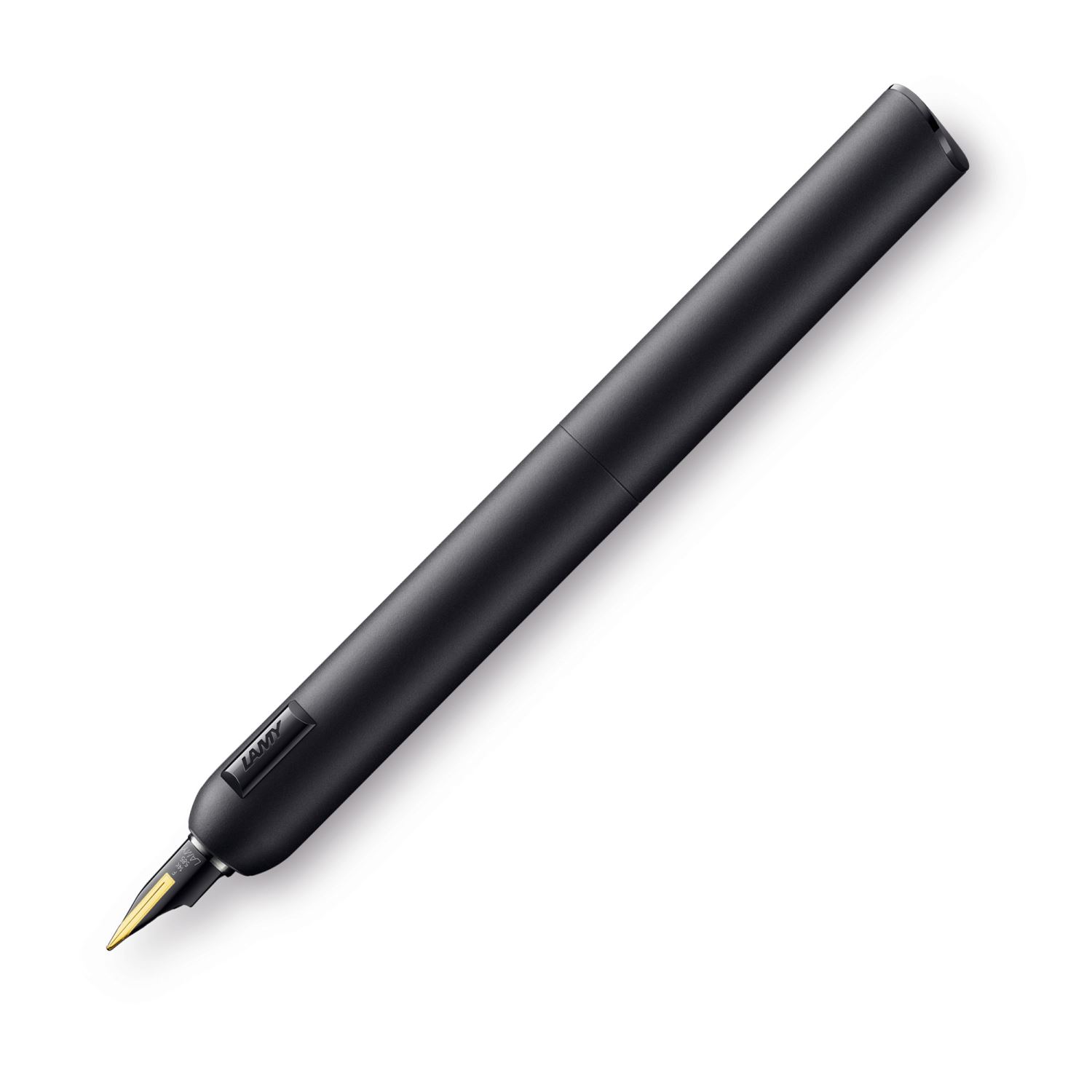 Lamy dialog cc, перьевая ручка All-Black M, перо 14 карат золота