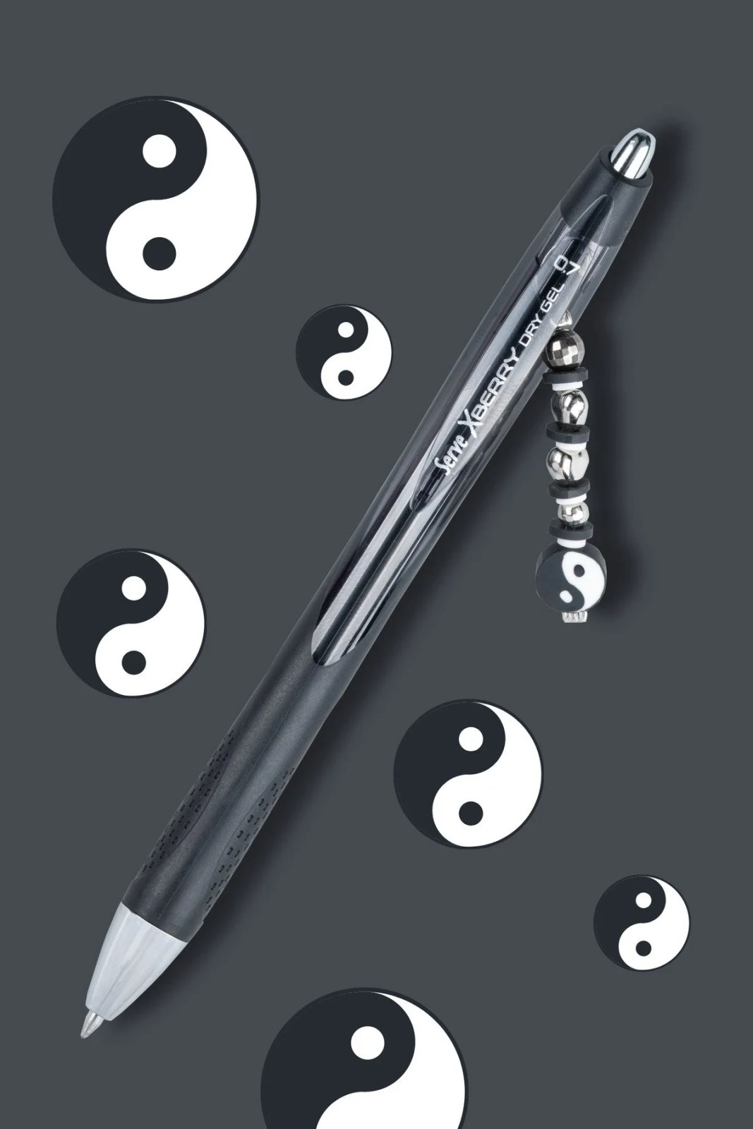 Serve Xberry Charm Gel Pen 0.7 mm Black 01