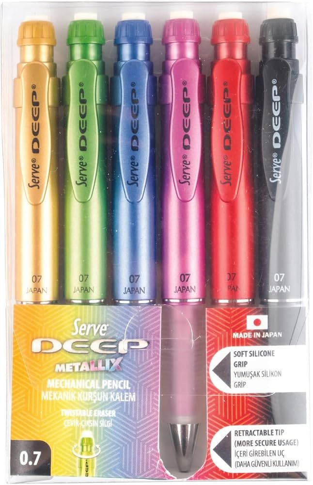 Serve Deep Pre Metallic Mechanical Pencil 0.7 mm