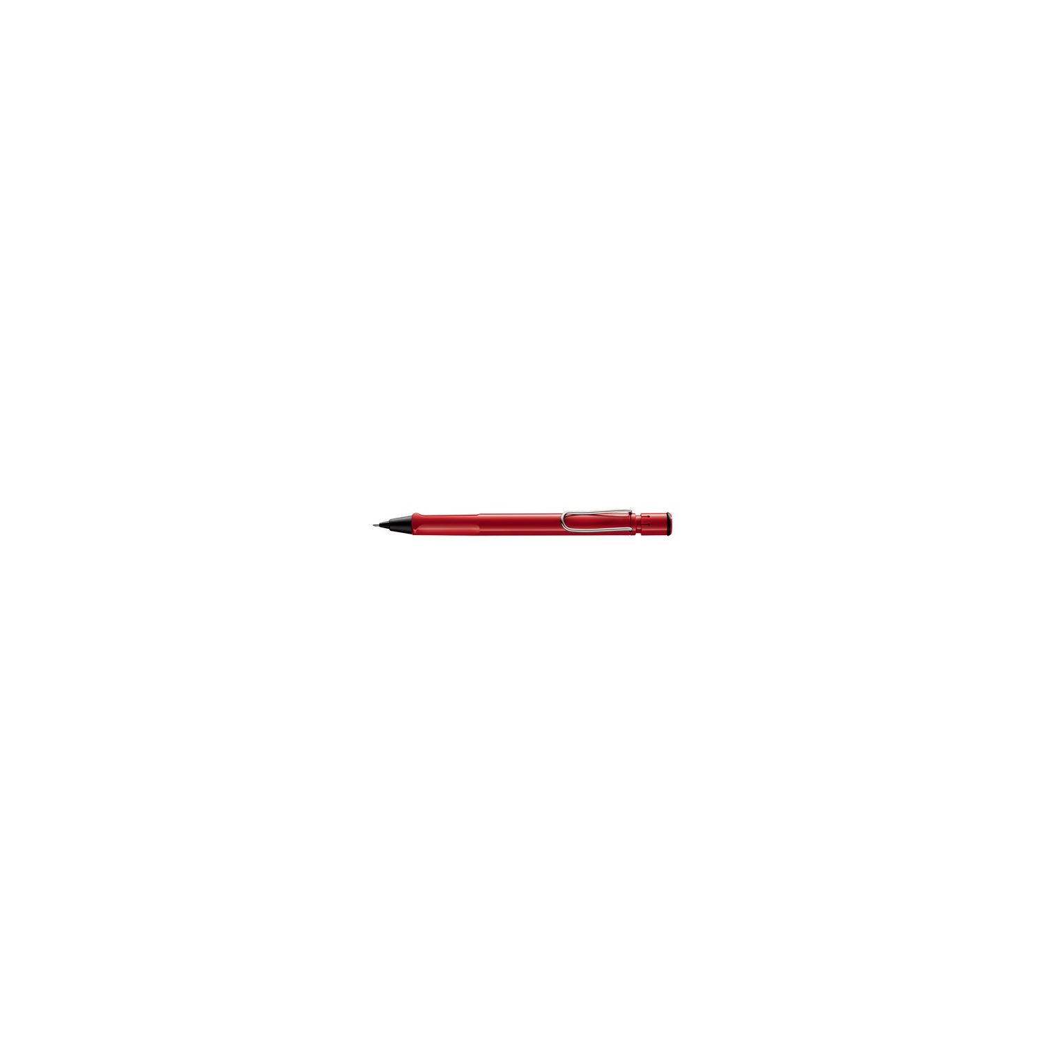 Lamy Safari 116 механический карандаш, 0,5 мм, красный, металлический клип