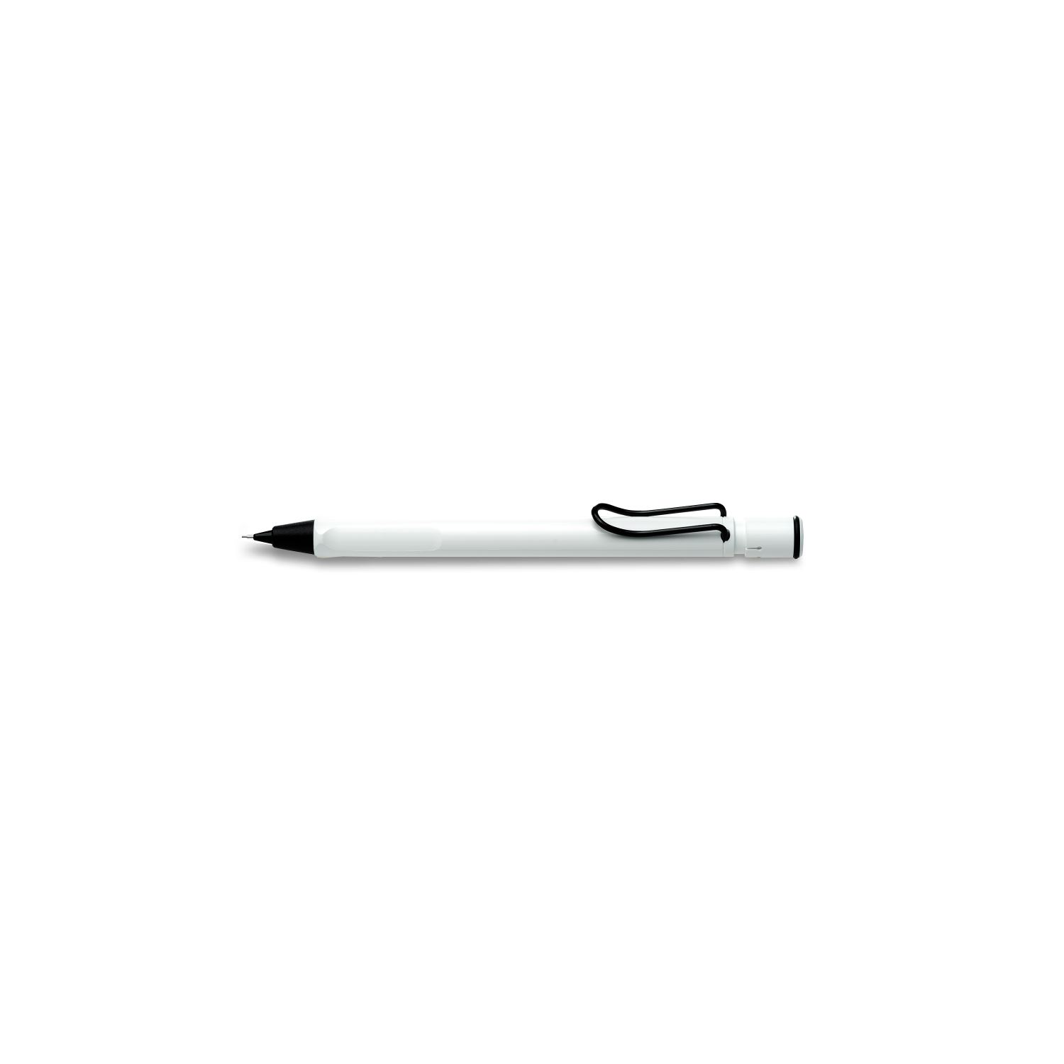 Lamy Safari механический карандаш 119BS, белый, чёрная клипса, 0,5 мм