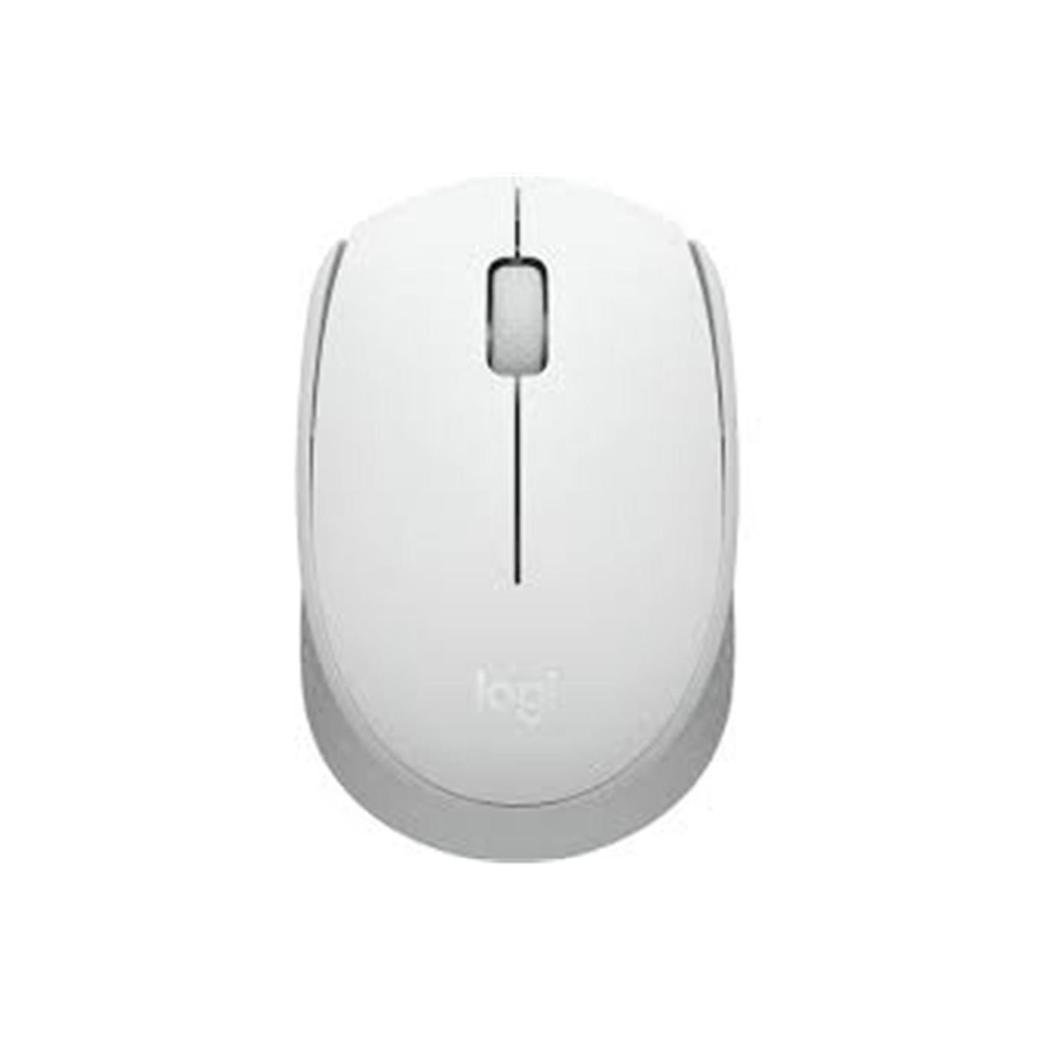 Logitech M171 — беспроводная белая компьютерная мышь