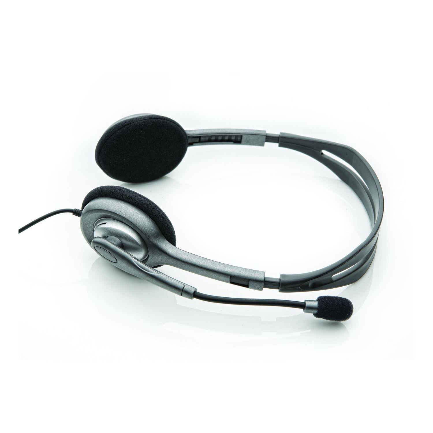 Logitech 981-000271 H110 стереонаушники с оголовьем, серые
