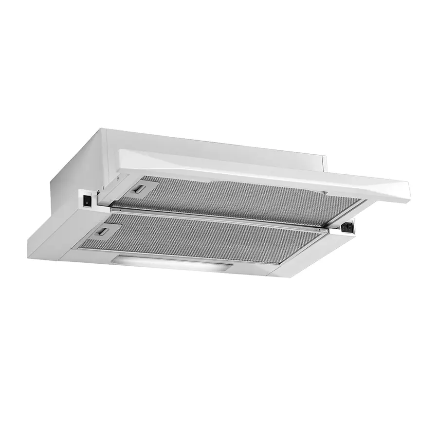 Vision VSN-VA5 60 cm White Double-Motor Slide-Out Cooker Hood
