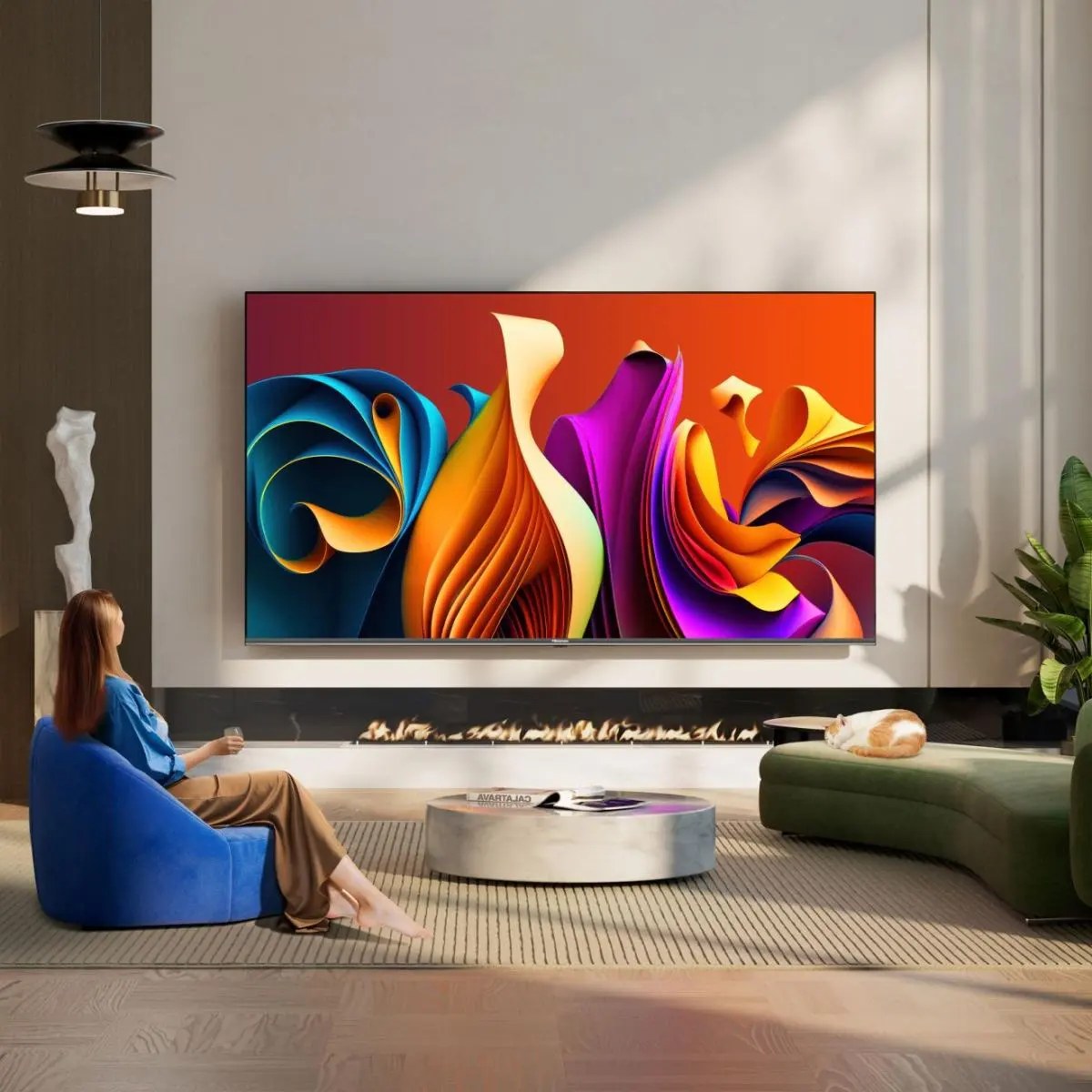 Hisense 55A7NQ 55-inch 4K QLED Smart TV, Black/Dark Grey