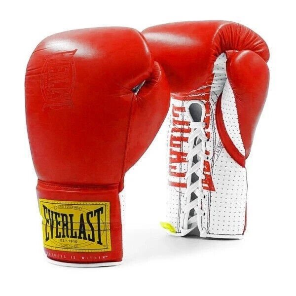 Everlast 1910 Pro Fight перчатки для бокса и MMA, красные, 8 Oz