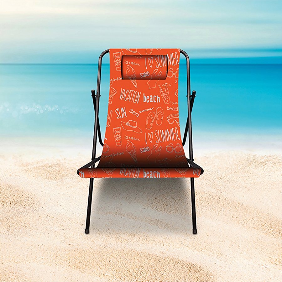 Voit 8VTAKSZLNG/064 Folding Chair - Orange