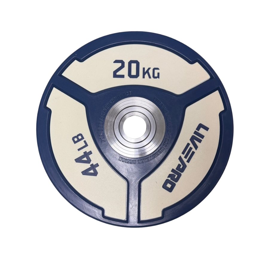 Protech Two-Tone Bumper Weight Plate 20 kg