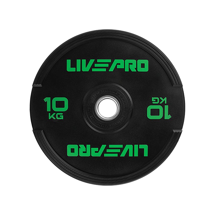 Protech PTEC-8331-10KG 10 kg Rubber Bumper Weight Plate