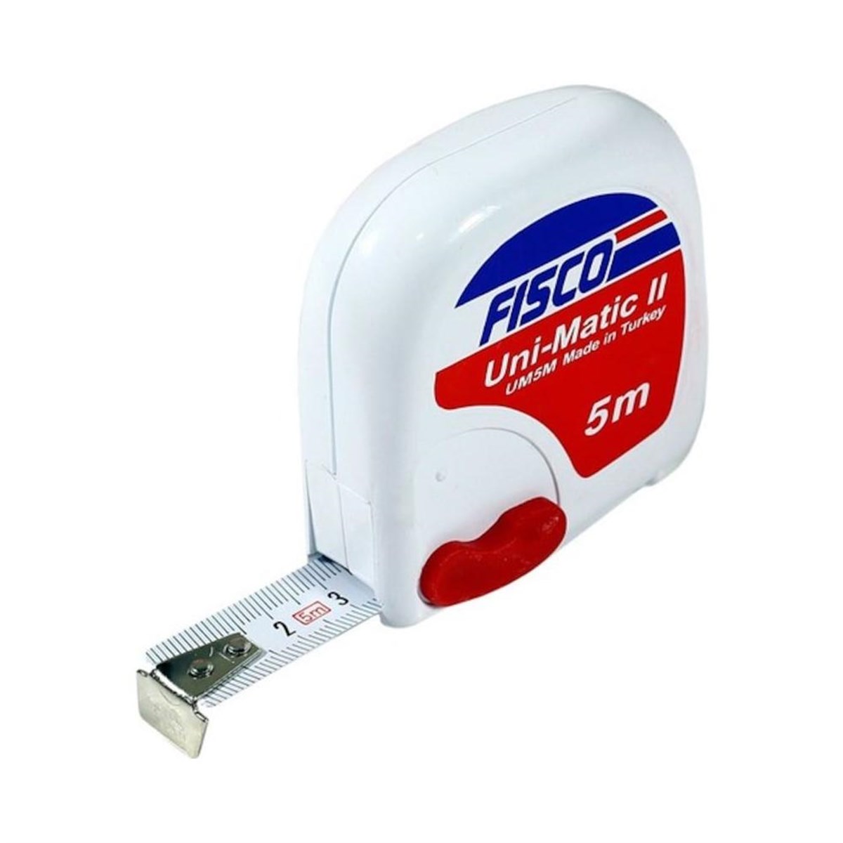 Fisco 3830-11 5 m Tape Measure with Stop and Hanger