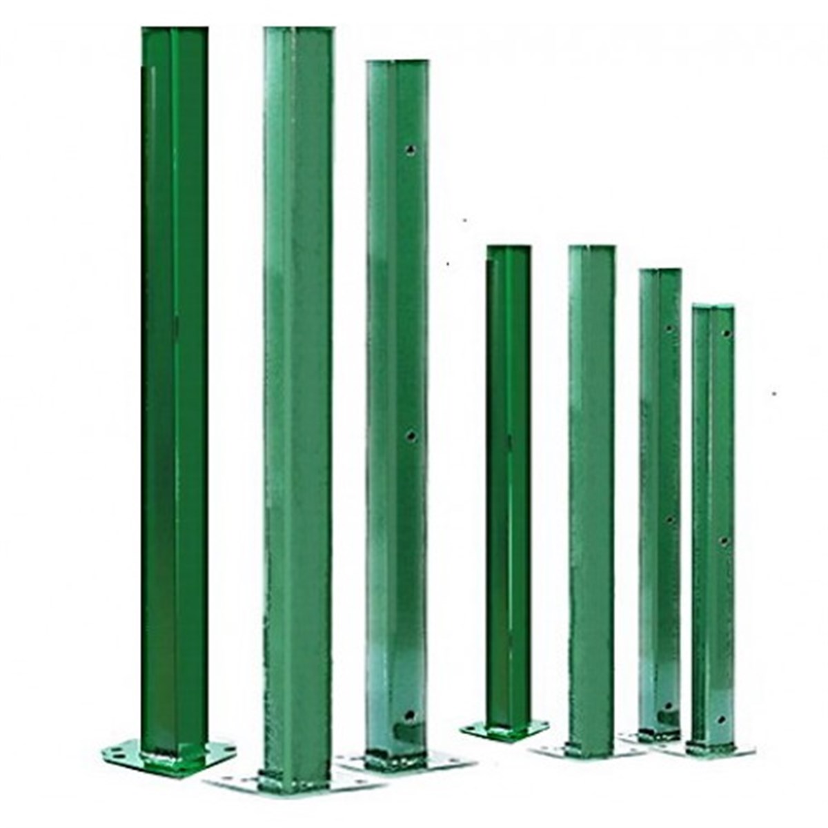 Max MDEM2 Green Fence Panel Post 50x50, 2 Clips + 1 Cap